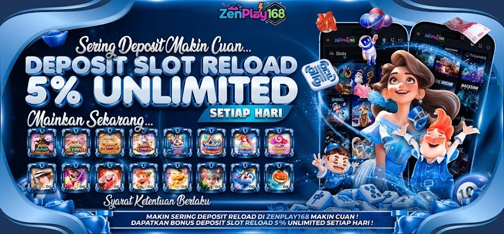 BONUS RELOAD SLOT 5%